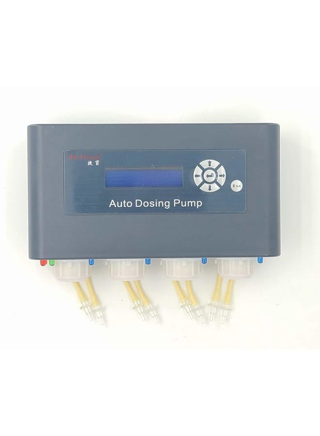 Jebao Doser 2.4 WiFi 4-Channel Auto Dosing Pump for Saltwater Reef Aquarium, Dark Grey - Image 3