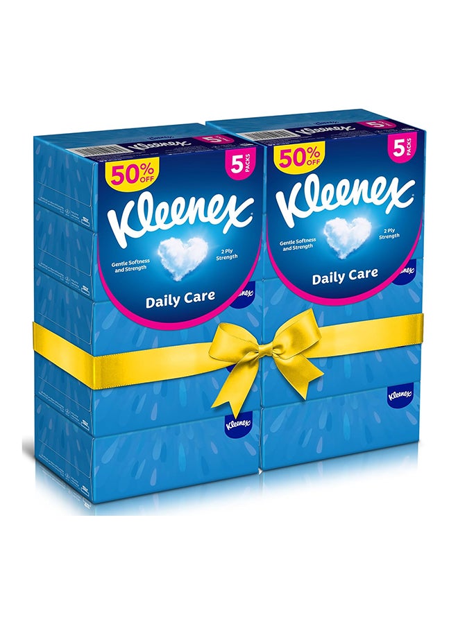 Kleenex Daily Care Facial Tissue - Pack Of 10 Boxes, 170 Sheets X 2 Ply - Image 1