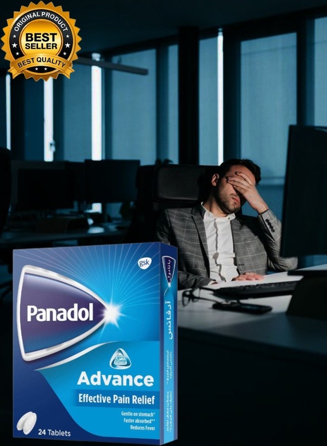 Panadol 4 Pieces Panadol Advance 24 Tablets - Image 1
