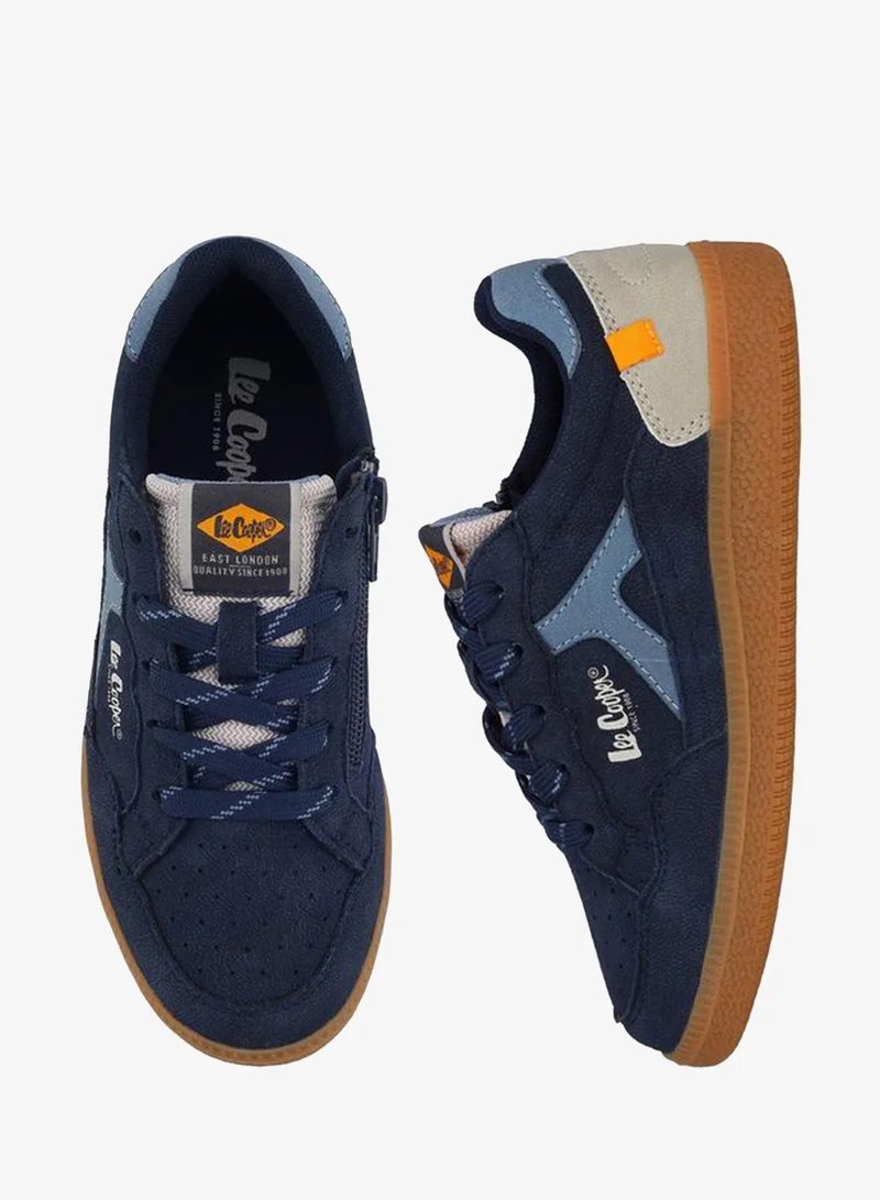 لي كوبر Boys Lace-Up Ankle Sneakers