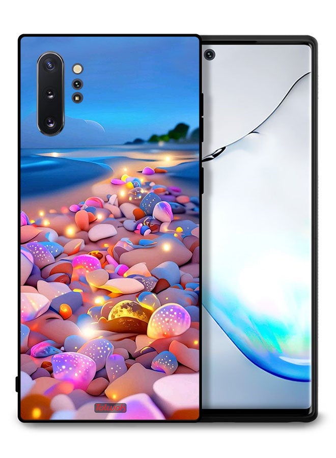 Tolwak Samsung Galaxy Note 10 Plus 5G Protective Case Cover Stones Art - Image 1
