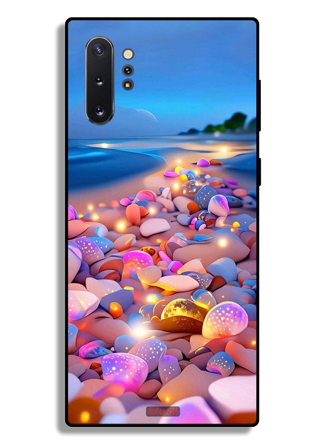 Tolwak Samsung Galaxy Note 10 Plus 5G Protective Case Cover Stones Art - Image 2