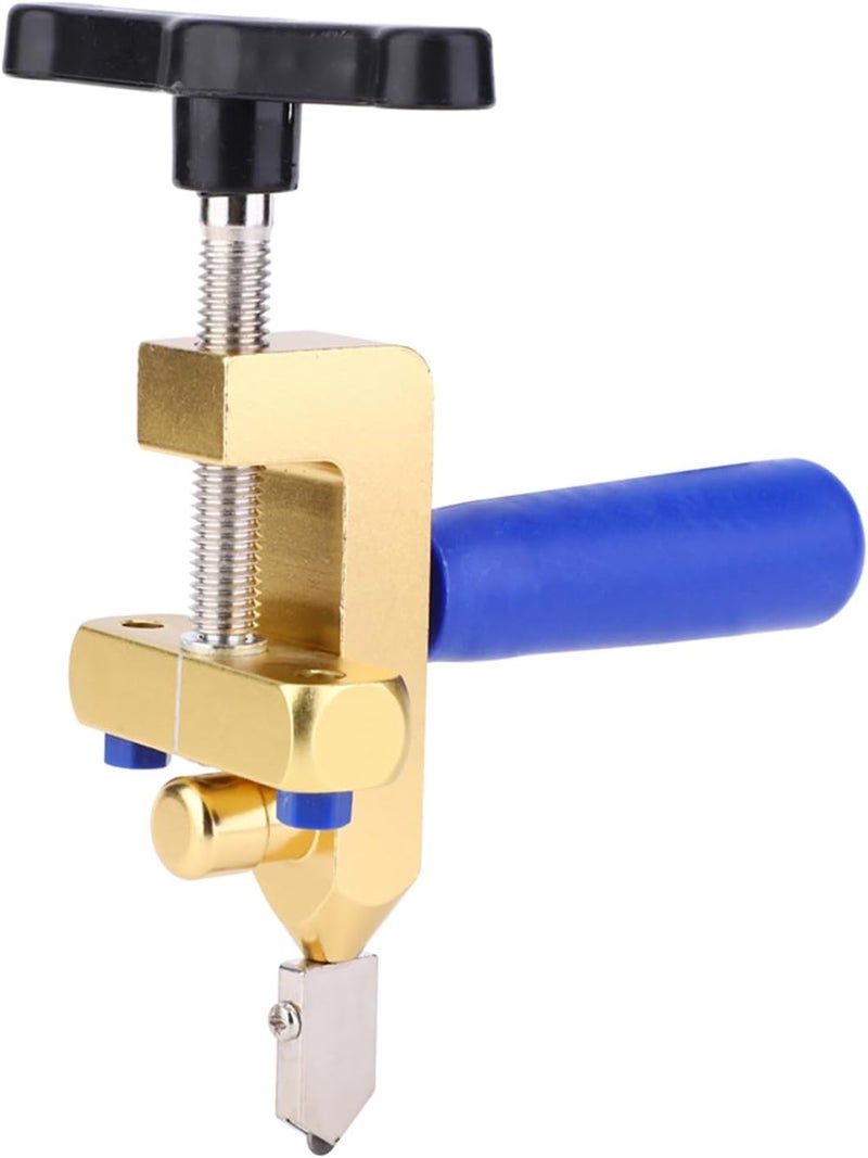 One - Piece Glass Cutter, Portable Multifunctional Tile Opener, Ceramic Cutting Tool with High Quality Steel Blade, Suitable for Glass, Tiles, Vitrified Tiles (3-15mm Thickness), - Image 2