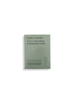 WRINKLES SCHMINKLES Eye Smoothing & Depuffing Masks - Collagen Depuffing Mask for Smooth Wrinkles, Reduce Puffy Under Eyes, & Hydrate Dark Circles - 100% Biodegradable (5 Pairs)  - Image 1