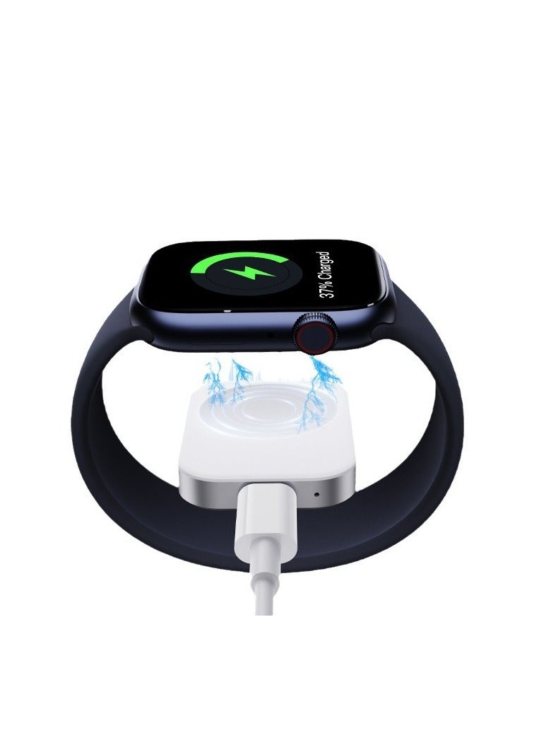 General Suitable for Apple iWatch watch charger, wireless magnetic charging, portable mini wireless fast charging（Lightning）  - Image 1