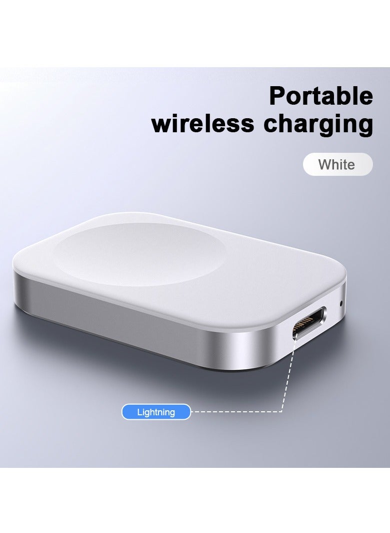 General Suitable for Apple iWatch watch charger, wireless magnetic charging, portable mini wireless fast charging（Lightning）  - Image 2
