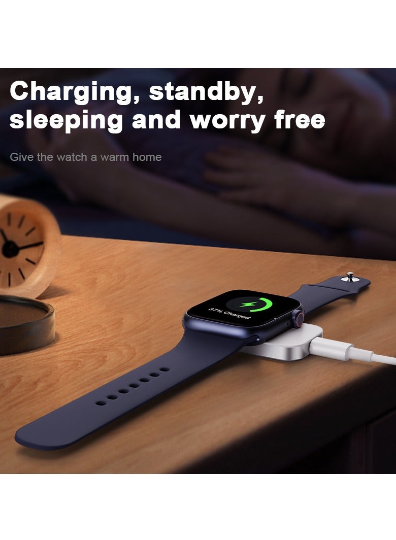General Suitable for Apple iWatch watch charger, wireless magnetic charging, portable mini wireless fast charging（Lightning）  - Image 3