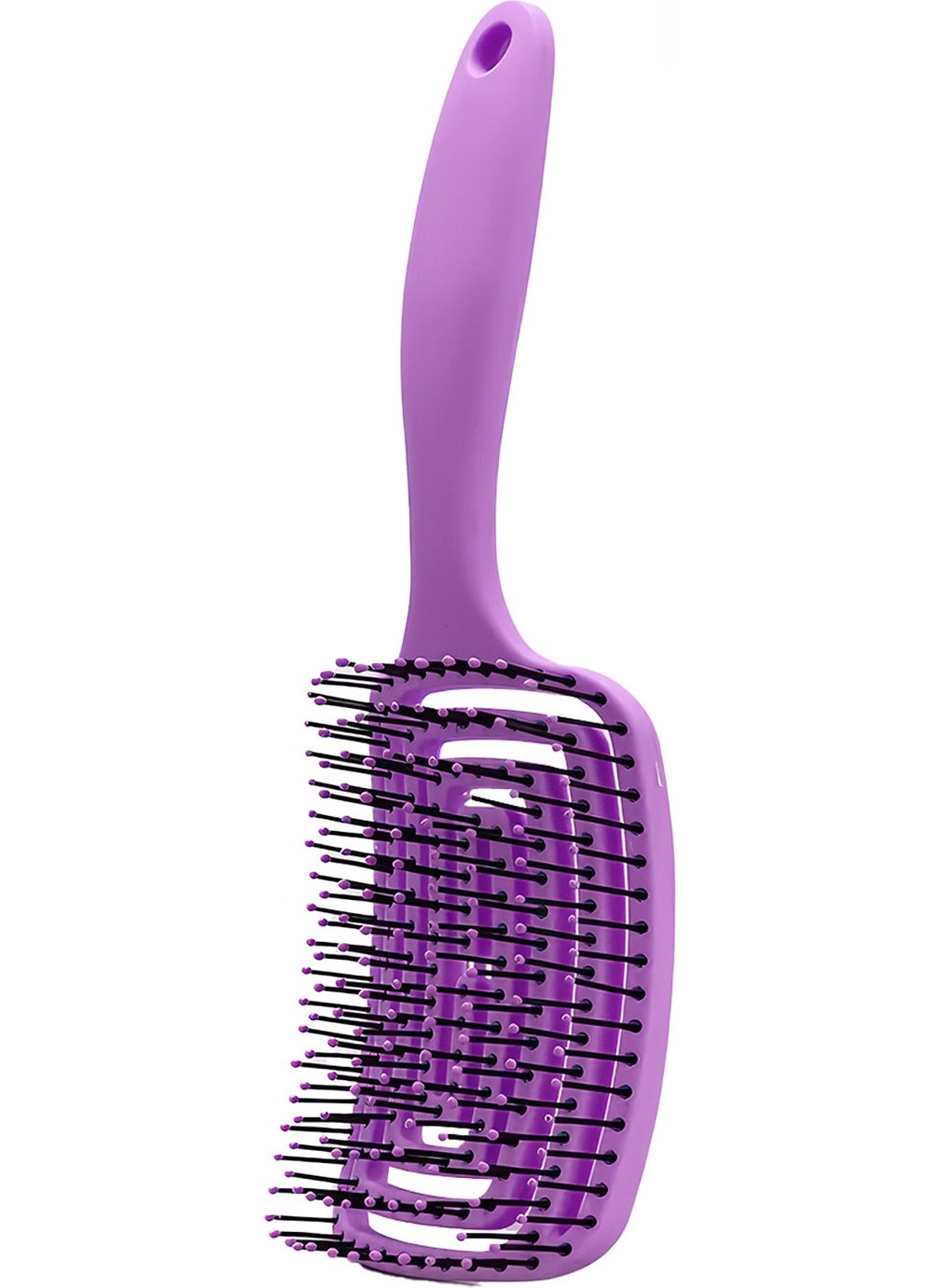 Bizimevde 3D Professional Hair Brush Hair Brush Pink Pro Three Dimensional Square Hair Brush  - Image 3