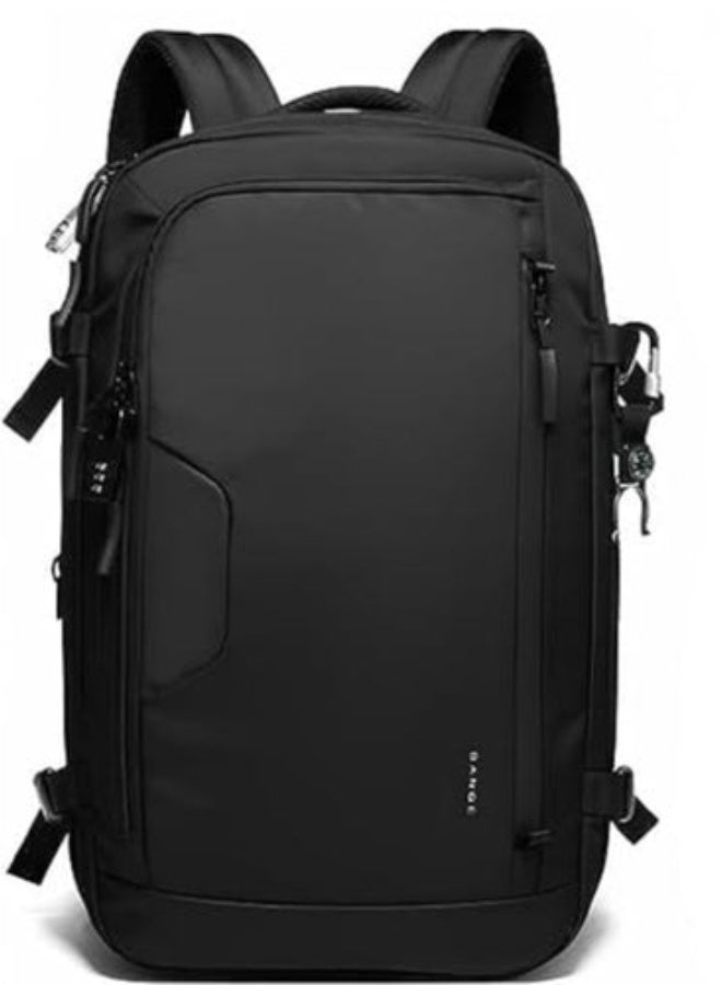 Bange 22039 smart nylon men black anti theft travel laptop backpacks - Black