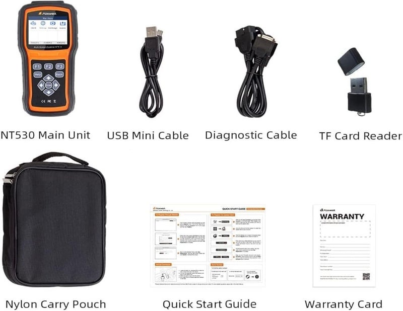FOXWELL NT530 OBD2 Scanner for Kia and Hyundai - All Systems Diagnostic Tool - Image 3