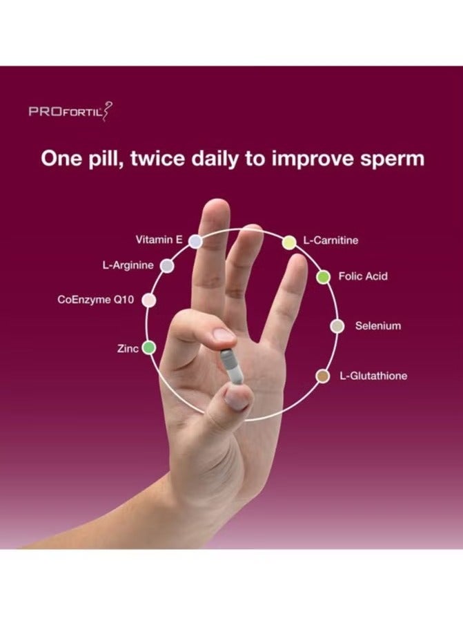 Profertil Male Fertility Supplement Capsule Pack Of 60'S - Image 2