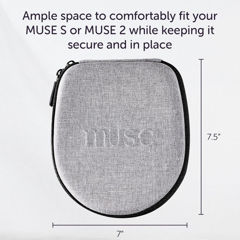 MUSE 2 Case The Brain Sensing Headband Official Storage and Travel Carrying Case - Compatible with Original MUSE Headband Biofeedback Devices and Neurofeedback Devices - Image 3
