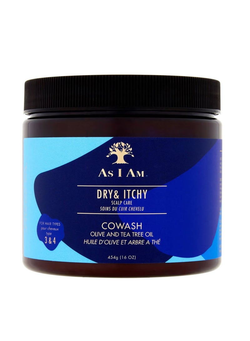 آز أي آم العناية بفروة الرأس الجافة والحكة بزيت الزيتون وشجرة الشاي 454 جرام - Image 1