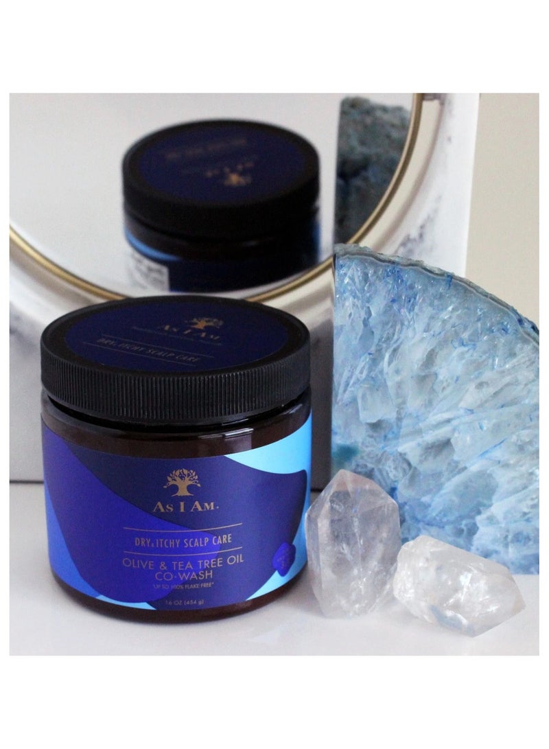 آز أي آم العناية بفروة الرأس الجافة والحكة بزيت الزيتون وشجرة الشاي 454 جرام - Image 3