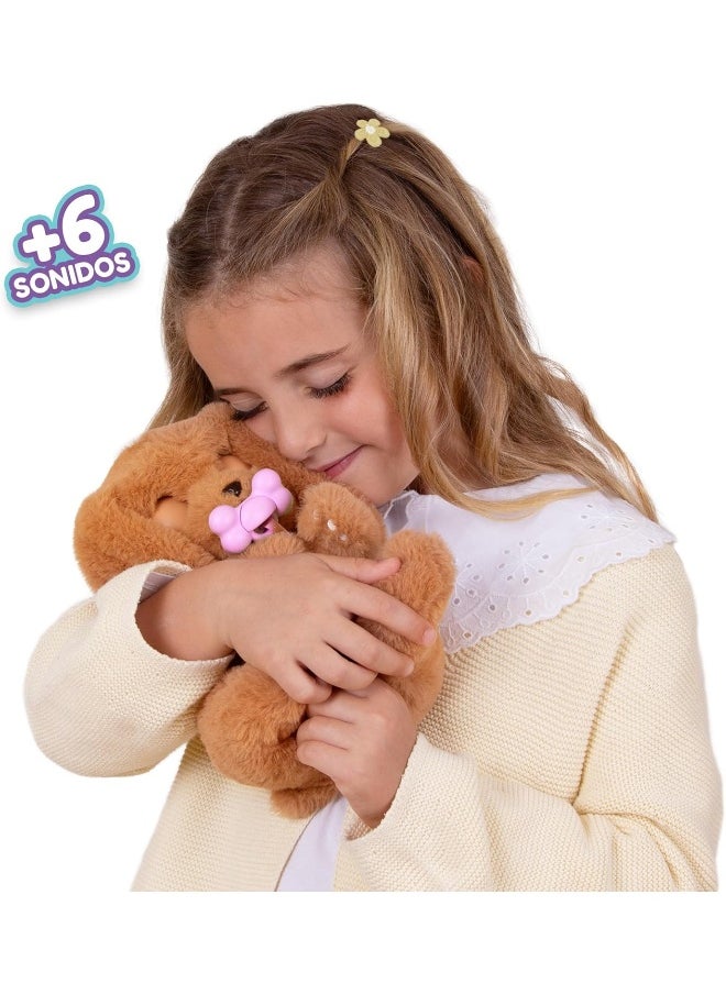 Baby Paws BABY PAWS Sleeping Puppies - Cocker an Interactive Plush Puppy which Makes Sounds, Opens and Closes its Eyes, and Has a Bag to Take the Puppy Around with You - Gift Toy for Girls and Boys +3 Years  - Image 2