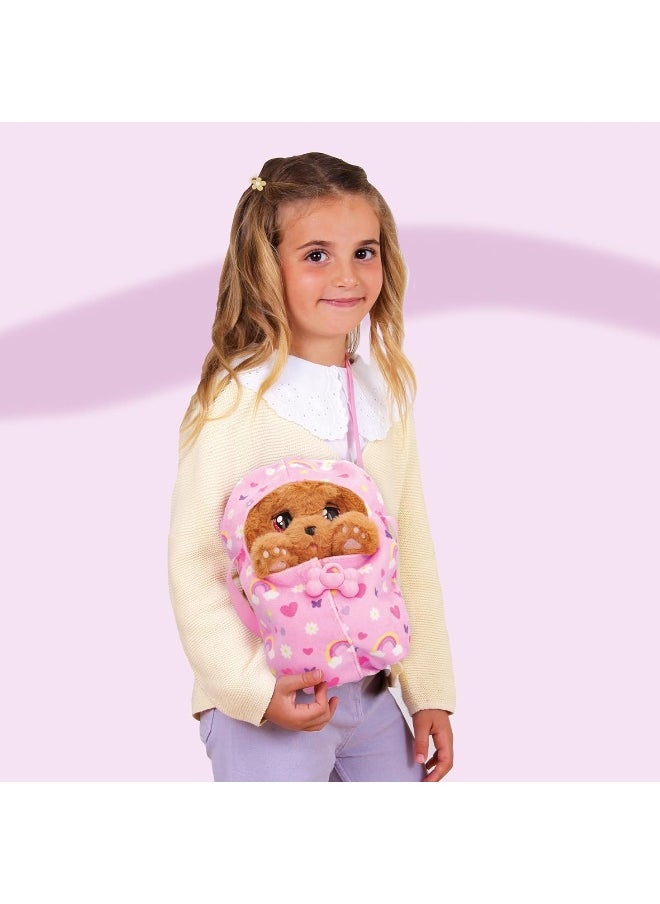 Baby Paws BABY PAWS Sleeping Puppies - Cocker an Interactive Plush Puppy which Makes Sounds, Opens and Closes its Eyes, and Has a Bag to Take the Puppy Around with You - Gift Toy for Girls and Boys +3 Years  - Image 3