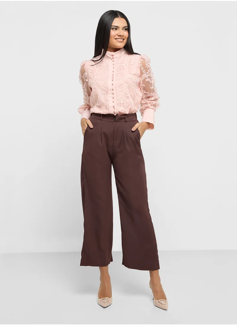 ELLA High Waisted Tailored Pants