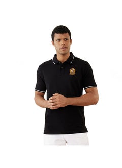Fahrenheit Solid Polo T-shirt with Short Sleeves