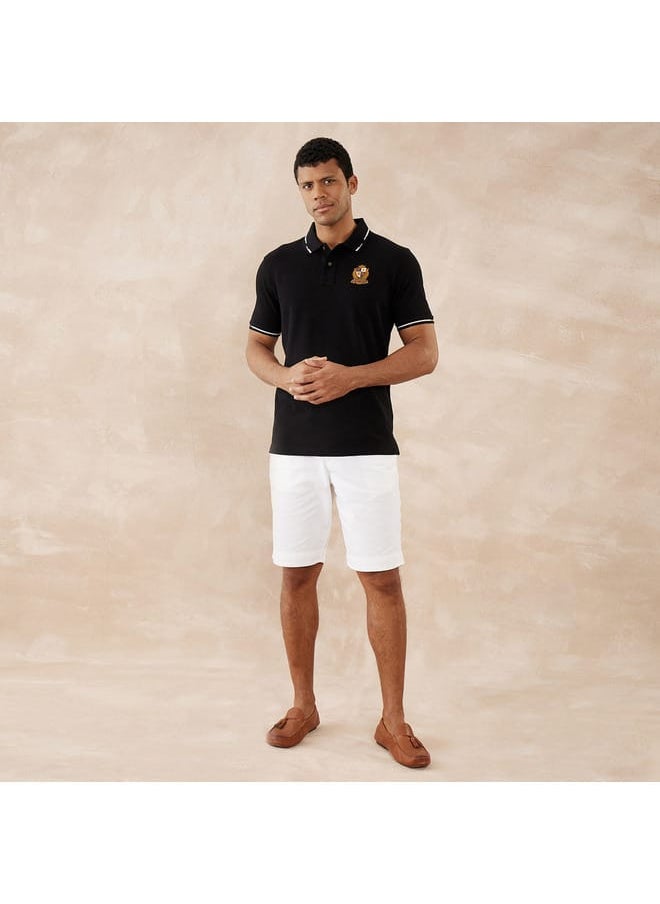 fahrenheit - Fahrenheit Solid Polo T-shirt with Short Sleeves - Image 1