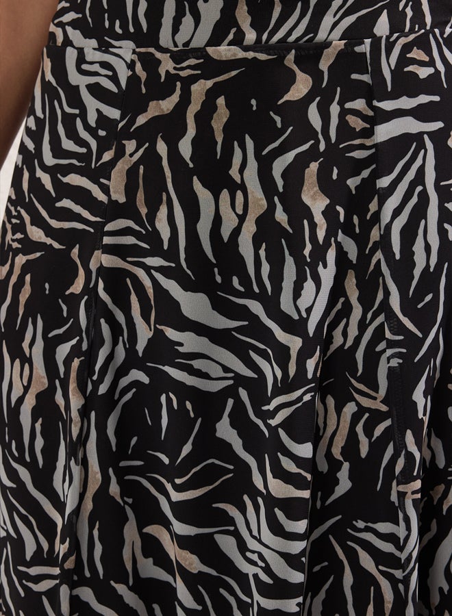 trendyol Black Ruffle Detailed Woven Skirt - Image 3