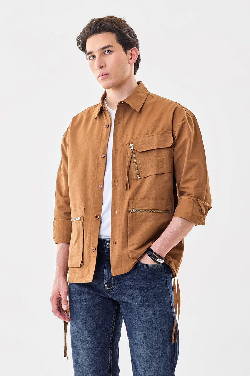 SNITCH Triple Pocket Regular Fit Jacket
