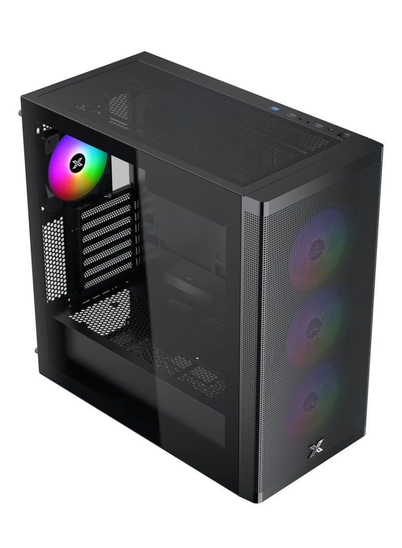 GCC GAMERS NOVA BLACK V3 Intel Gaming PC (Core i5-12400F, RTX3050, 16GB RAM, 1TB SSD, WiFi Ready | Windows 11 Installed)  - Image 3