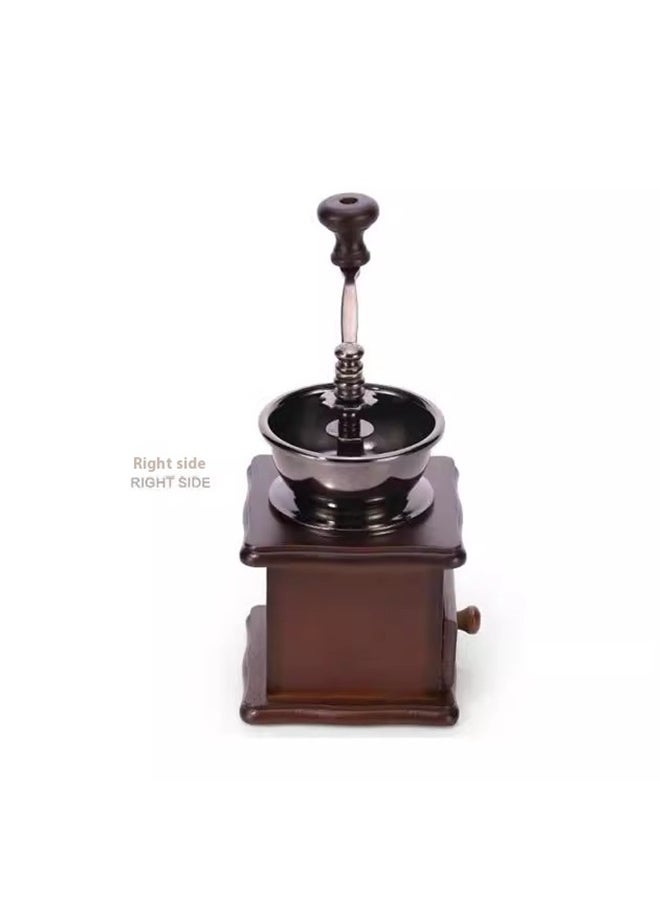 yongsheng Standard Coffee Mill Manual Grinder，Manual Espresso Coffee Bean Grinder - Vintage Crude Wood Style Coffee Grinders Ceramic Grinding Core Hand Coffee Grinder Portable Coffe Grinder·  - Image 3