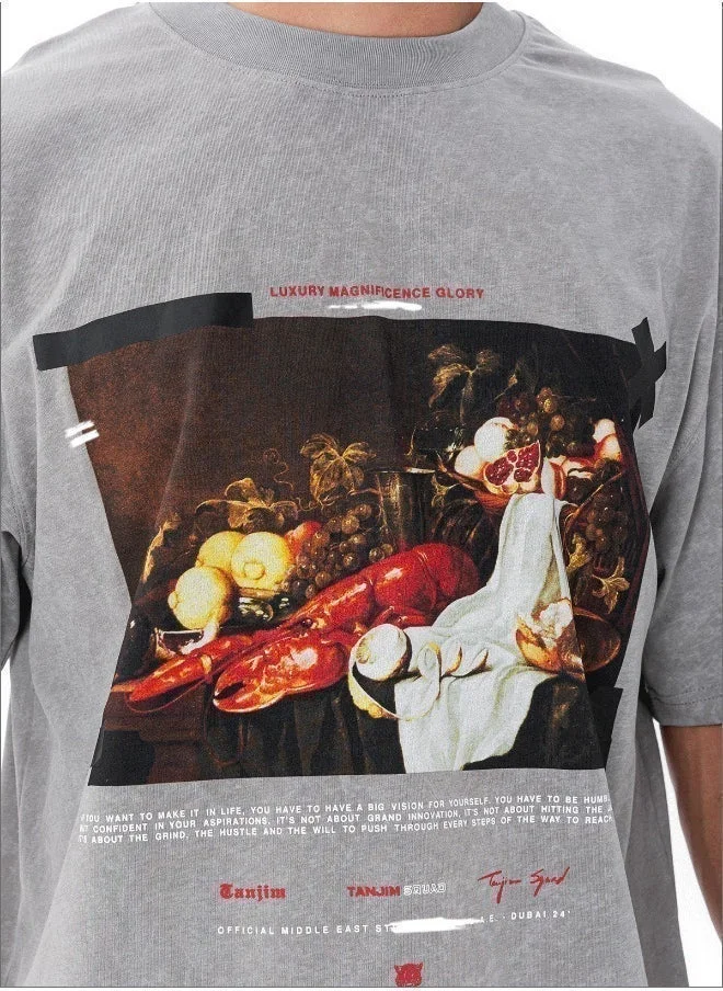 تنجيم سكواد تانجيم سكواد - تي شيرت أوبولانس رمادي