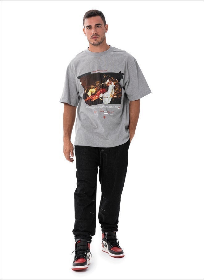 TANJIM SQUAD - OPULENCE T-SHIRT GREY - Image 5