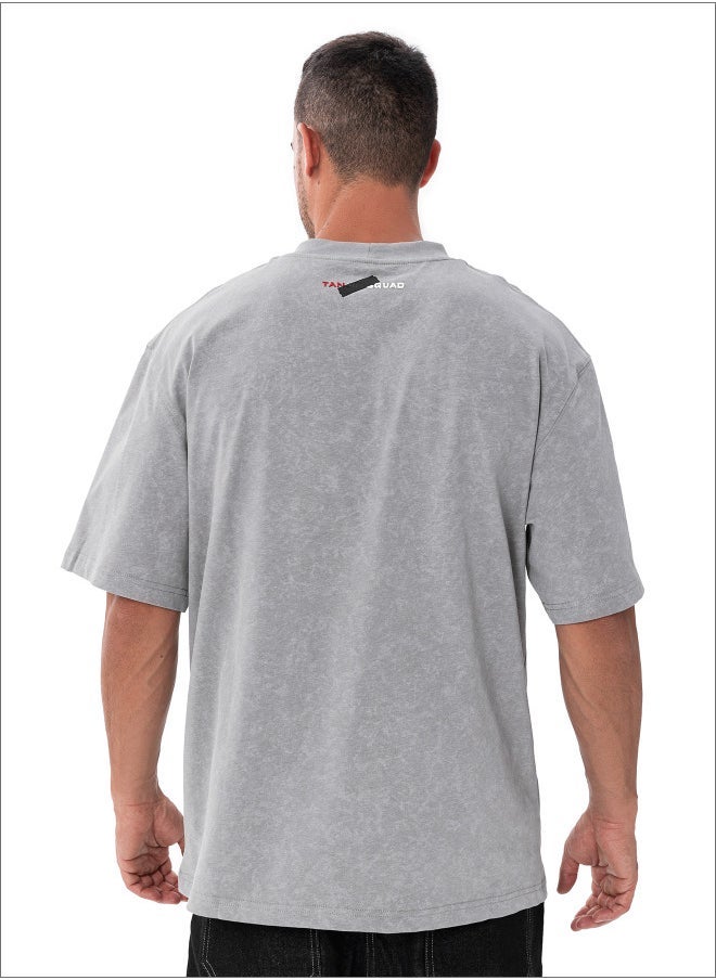 TANJIM SQUAD - OPULENCE T-SHIRT GREY - Image 2