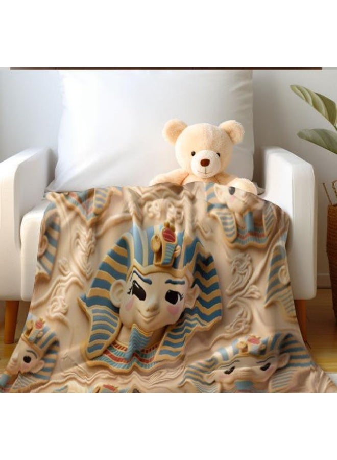 general Baby and children's cartoon flannel thin blanket (warm and comfortable, suitable for sleep, game use) 70cm*100cm - 46 - Image 2