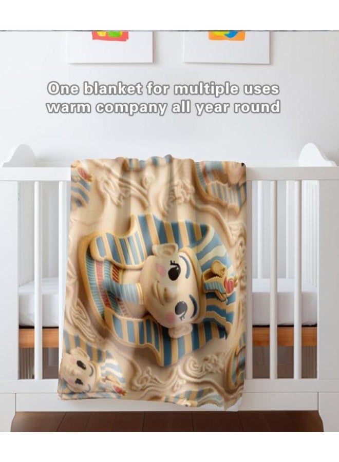 general Baby and children's cartoon flannel thin blanket (warm and comfortable, suitable for sleep, game use) 70cm*100cm - 46 - Image 3