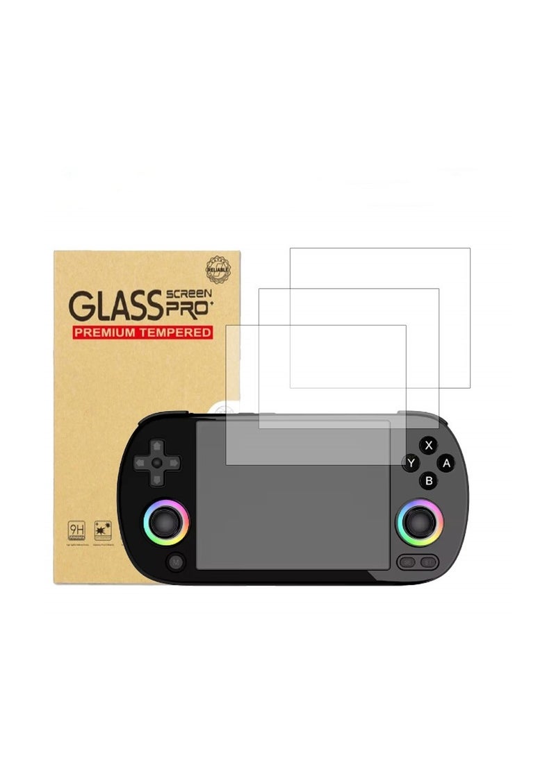 3-Pack Tempered Glass Screen Protectors, Compatible with Anbernic RG40XXH 9H Durometer - Image 1