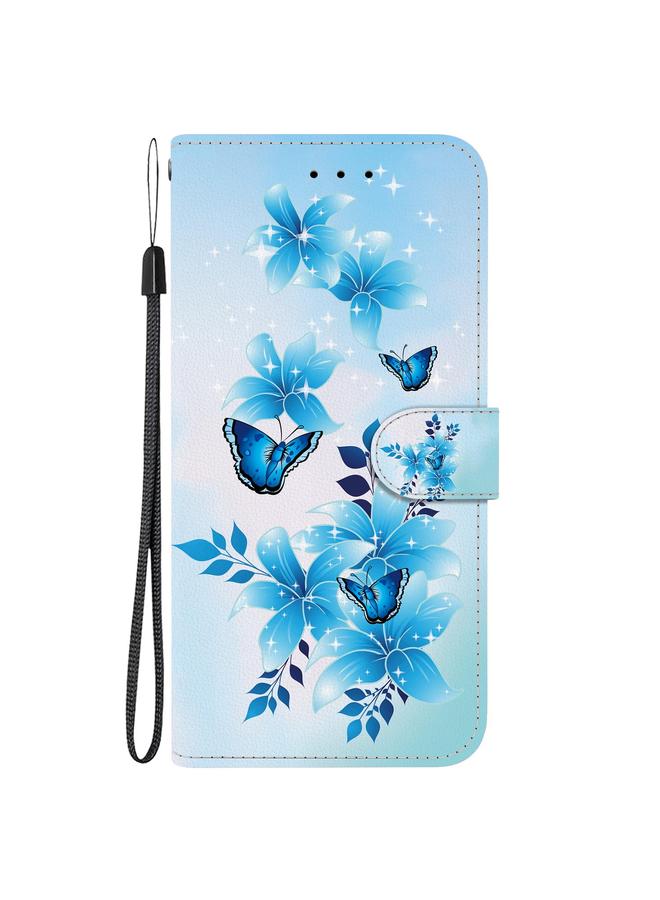 اس-توب جراب لهاتف Samsung Galaxy S24 Ultra 5G مصنوع من الجلد برسومات ملونة وملمس كريستالي - Image 2