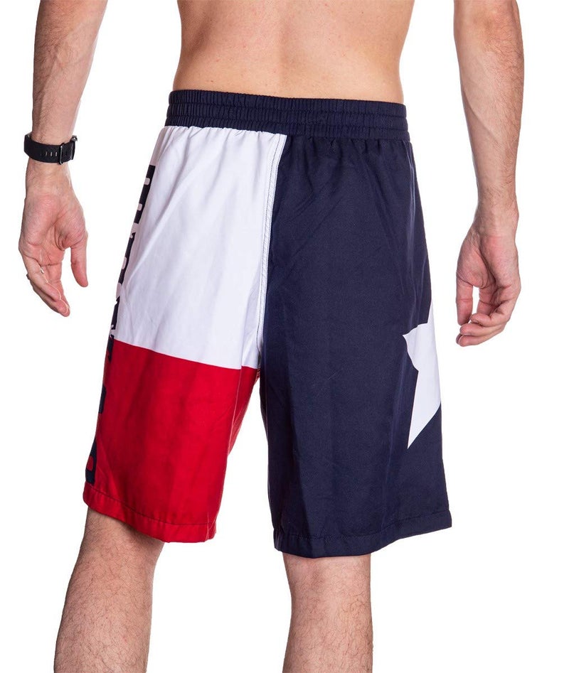 Calhoun Men's State Flag Swim Board Shorts (Texas Flag, Medium) - Image 4