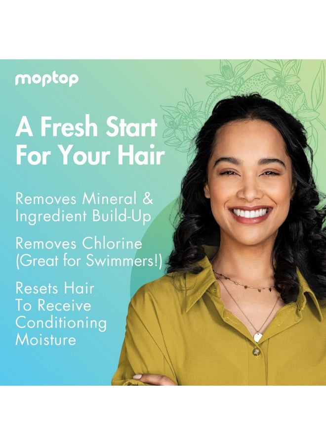 MopTop Detox Shampoo Hair Cleanser All Hair Types Clarifying Shampoo Cleanse For Oil Dirt & Hard Water Removes Buildup Citrus Medley 2Oz - Image 3