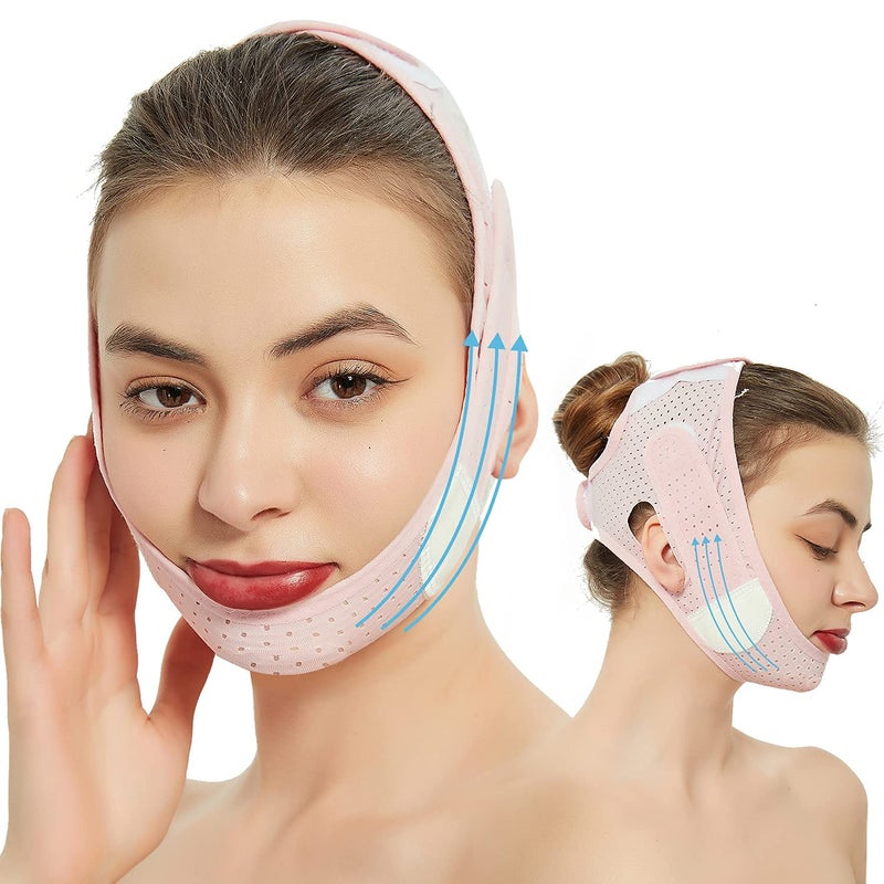 Galeboy Double Chin Reducer, Face Slimming Strap, V Line Lifting Mask Chin Strap For Women And Men, Anti-Wrinkle Face Mask For Double Chin And Shaggy Face Skin - Image 2