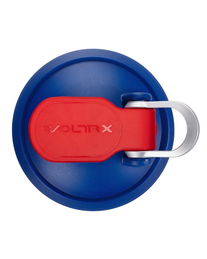 VOLTRX Electric Shaker Bottle - VortexBoost Portable USB C Rechargeable Protein Shake Mixer, Shaker Cups for Protein Shakes, BPA Free, Waterproof, Colored Light Base, 24 oz (Power Blue) - Image 4