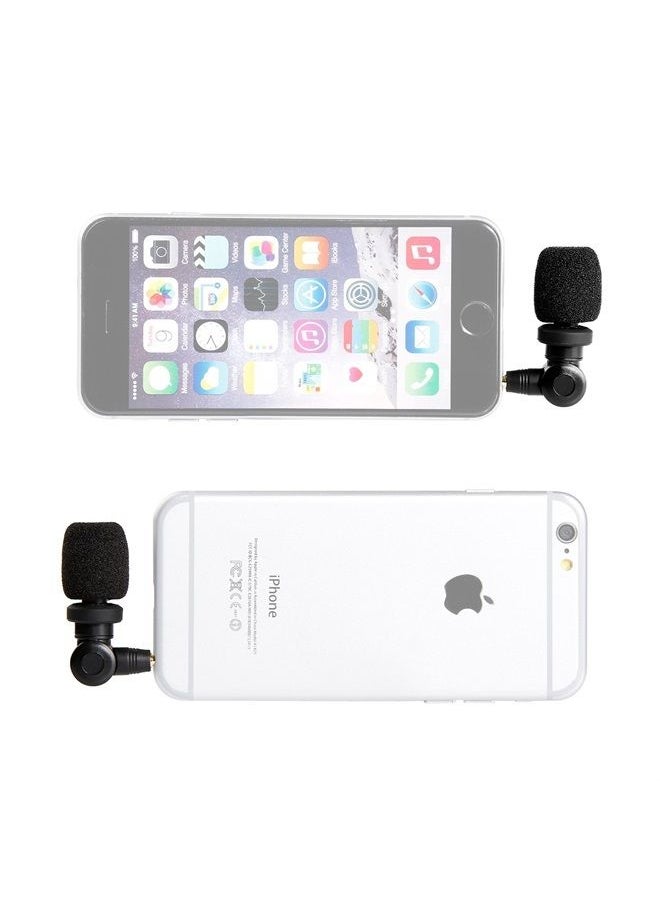 Saramonic - SmartMic Mini Condenser Flexible Microphone for Smartphones,Vlogging Microphone for iPhone and YouTube Video, Mic for iOS Apple iPhone iPad and Android Phone - Image 1