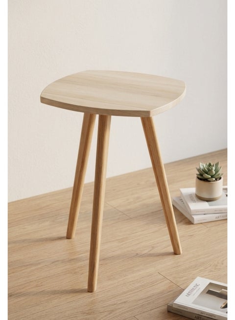 Coffee table easy move beige wide 29 cm height 50 cm square