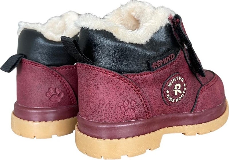 Liger Winter Inside Baby Boots (22-25) Claret Red  - Image 4