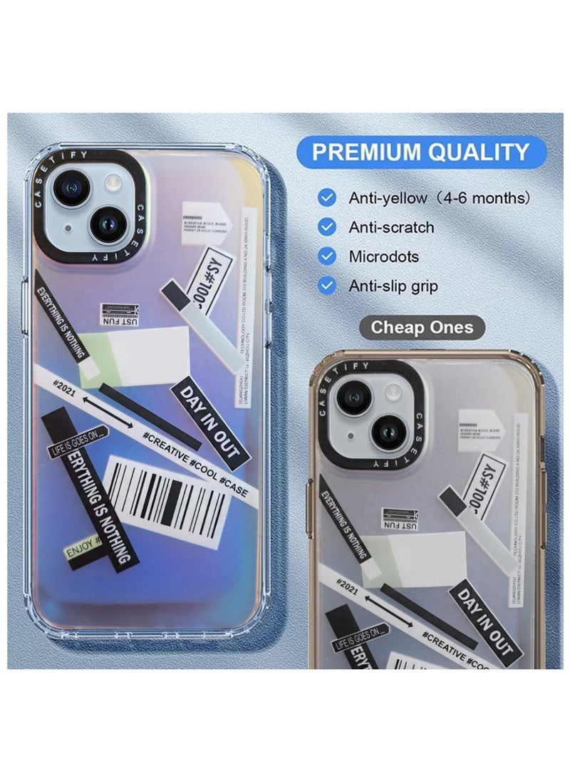 Casetify - Casetify Gradient Graphics Design Back Cover Case for Apple iPhone 14 – Shock Proof Anti Yellow Anti Scratch Anti Slip Grip Wireless Charging Compatible - Image 1