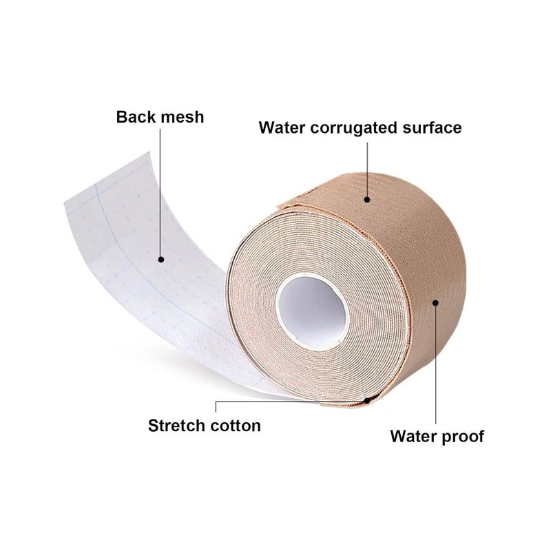 klarako Chest Tape, Body Chest Lift Support, Chest Support Tape,Sculpting Sweat Prof Breathable for Clothing - Image 3