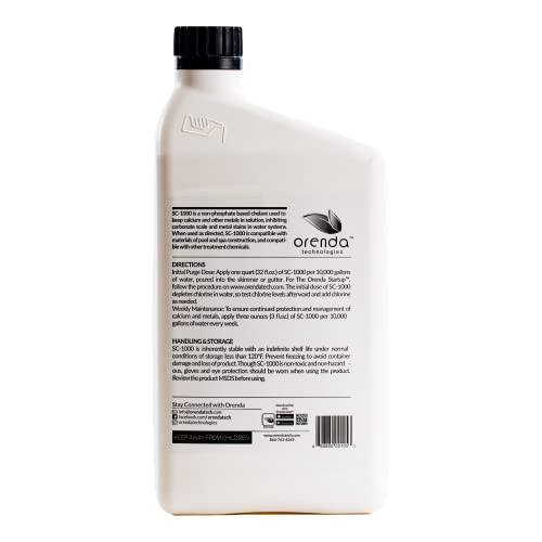 Orenda Technologies Orenda SC-1000-QT Scale Control & Metal Chelant 1-QT. - Image 2