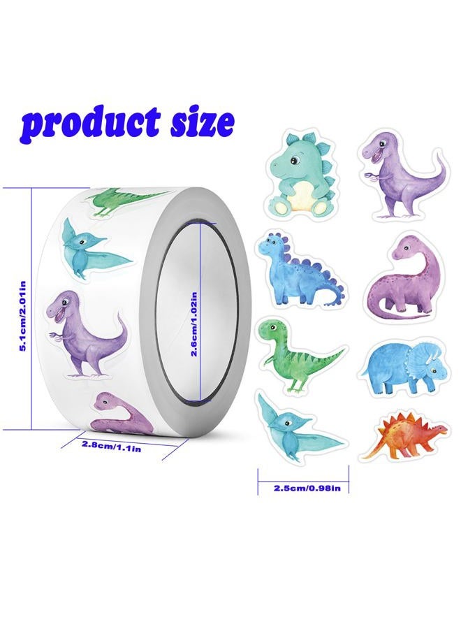 Goodangie00 2000Pcs Animal Stickers for Kids Reward, 4 Rolls Ocean Dinosaur Forest Jungle Incentive Decal for Kids School Classroom Teachers Supplies, Students Behavior Chart（1 Inch） - Image 2