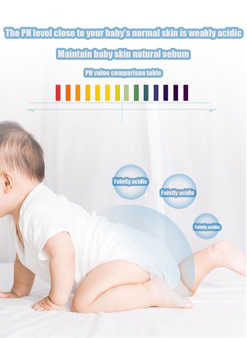 مناديل مبللة للأطفال، 99.9% ماء نقي وخلاصة الصبار، 480 منديل مبلل، 6 عبوات، قابلة للتحلل بنسبة 100%، مضادة للحساسية، مناديل مبللة مائية لحماية البشرة الحساسة - Image 2