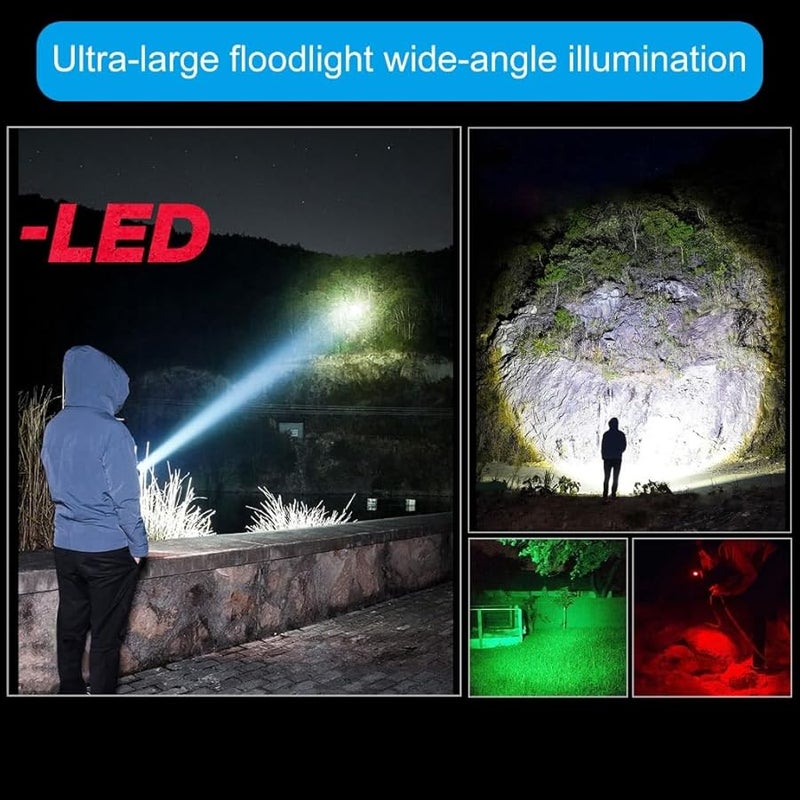 Solar Power Flashlight Keychain Aluminum Alloy Outdoor Emergency Light - Image 5