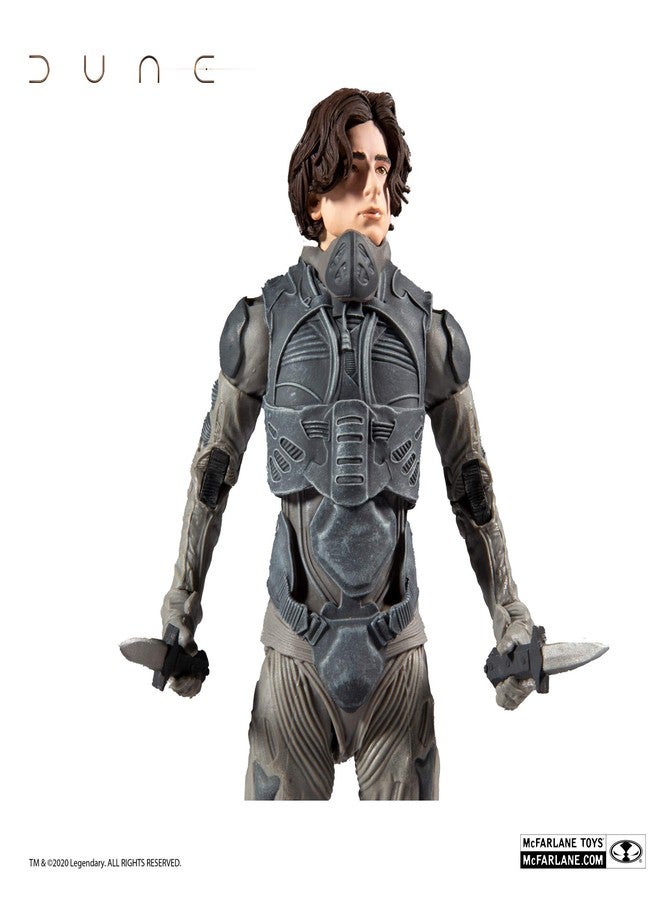 McFarlane Toys Dune Paul Atreides 7-inch Action Figure with Build-A Glossu ‘Beast’ Rabban Figure Parts, Multicolor - Image 2