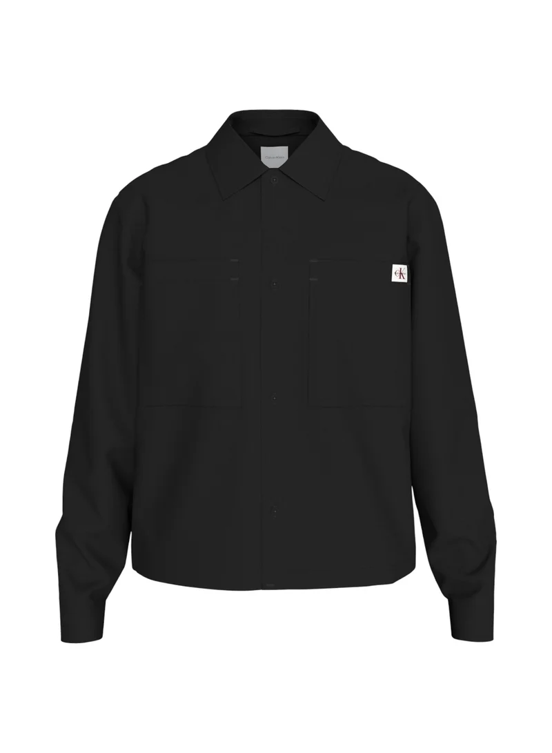 Calvin Klein Jeans Relaxed Cotton Twill Overshirt