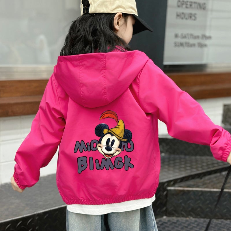 New Mickey Mouse Cartoon Coat Starter Fashion Cardigan Jacket For Children - Image 3